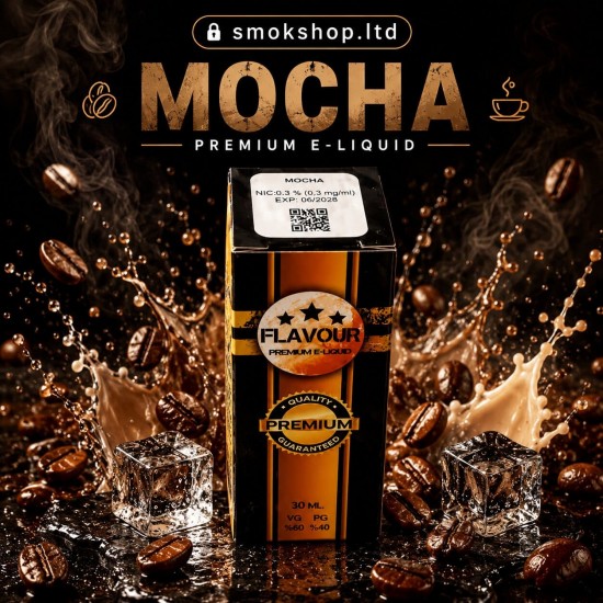 Flavour Mocha Premium E-Liquid 30ML ( 2 ADET ) Flavour Mocha Premium E-Liquid 30ML ( 2 ADET )