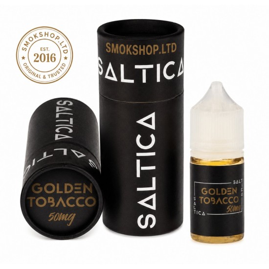 Saltica Golden Tobacco Salt Likit 30ml - Orjinal!