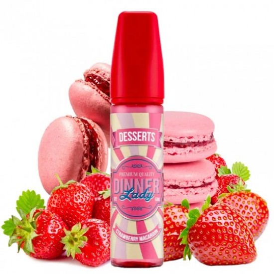 Dinner Lady Strawberry Macaron 60 ml
