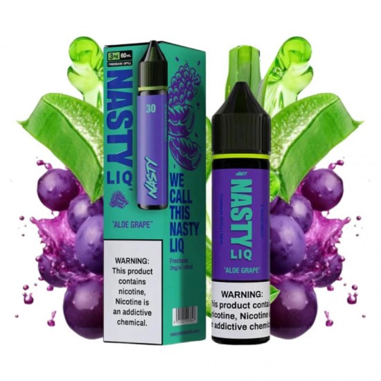 Nasty LIQ Aloe Grape 60ml Likit – Aloe Vera ve Üzüm Nasty LIQ Aloe Grape 60ml Likit – Aloe Vera ve Üzüm
