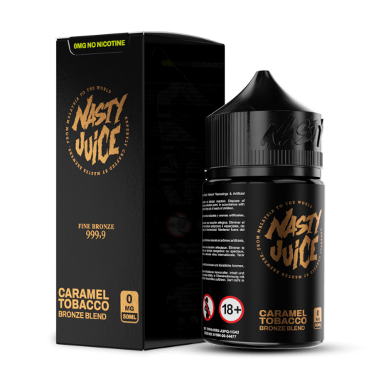 Nasty Juice Bronze Blend Karamel Tütün Likit 60 ml Nasty Juice Bronze Blend Karamel Tütün Likit 60 ml