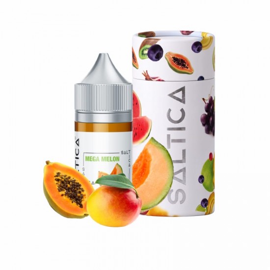 Saltica Mega Melon Salt Likit 30ml – Kavun, Mango ve Papaya