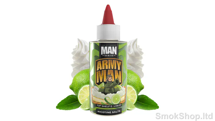 One Hit Wonder Army Man 100 mL - misket limonları ve krema arasında 100 ml tombul şişe