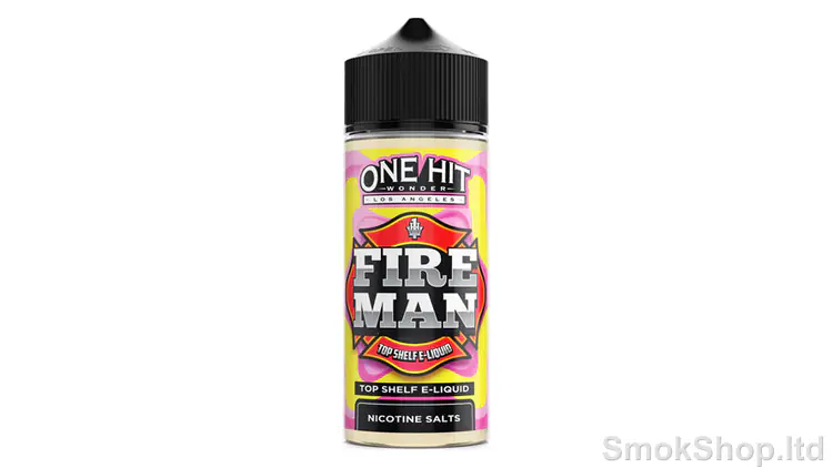 One Hit Wonder Fire Man 100 mL - pembe limonata aromalı 100 ml şişe
