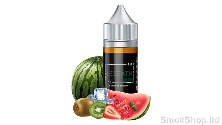 Saltica Leseath Salt Likit 30ml - karpuz, kivi, çilek ve buzla 30 ml şişe