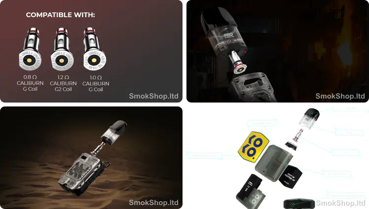 Uwell Caliburn G Coil - Explorer, Tenet, Tenet KOKO ve KOKO Prime cihazlarla uyumlu coil yapısı