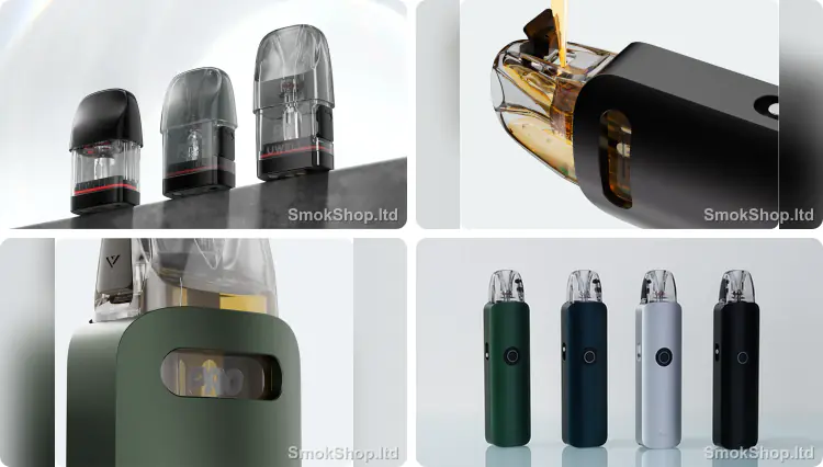 Uwell Caliburn G4 10. Yıl Özel - GPP kartuş seçenekleri, kolay likit dolumu, likit penceresi ve renk seçenekleri