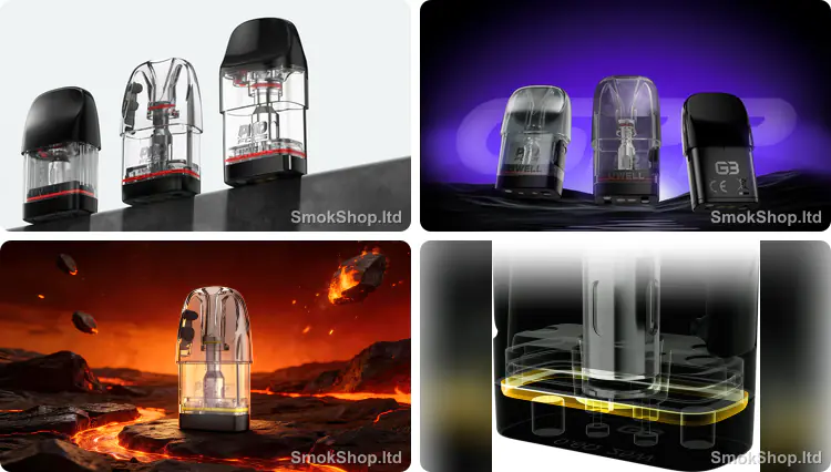 UWELL GPP Kartuş - G Pod Platform kartuş çeşitleri ve sızdırmaz taban yapısı
