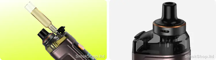Vaporesso Armour G Pod DTL Kartuş - üstten likit doldurma ve hava akışı ayarlı pod başlığı