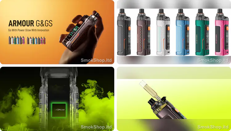 Vaporesso Armour GS - 80W güç, renk seçenekleri, AXON çip ve üstten likit dolumu