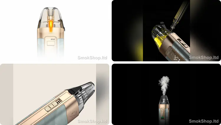 Vaporesso Luxe X3 - Dual Mesh pod, üstten dolum, güç ve hava akışı ayarı ve MTL ağızlık
