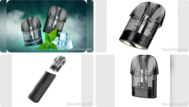 Vaporesso OSMALL Kartuş - aroma performansı, manyetik bağlantı kontakları, OSMALL cihaz uyumu ve kartuş görünümü