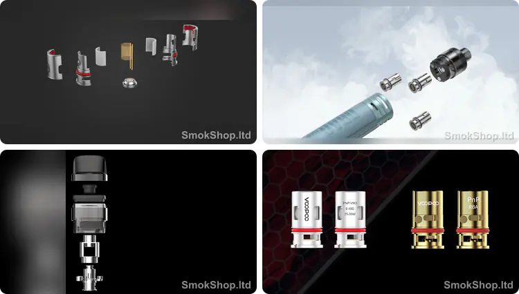 VOOPOO PnP Coil Serisi - coil parçaları, PnP pod ile coil uyumu, Vinci X kartuşunda PnP coil ve PnP-VM3 / PnP RBA