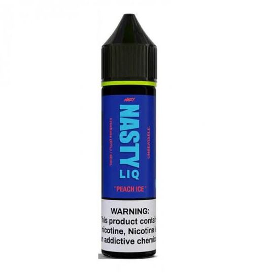 Nasty Juice Peach Ice 60ml - şeftali ve buz aromalı 60 ml likit şişesi